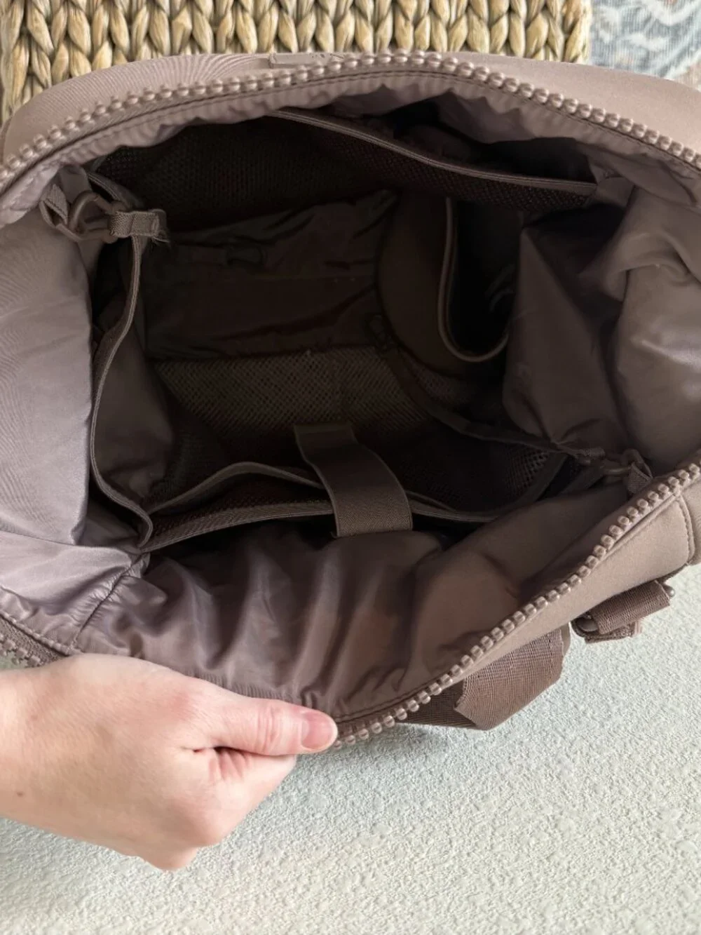 Dagne Dover Indi Diaper Backpack — Dune Neoprene